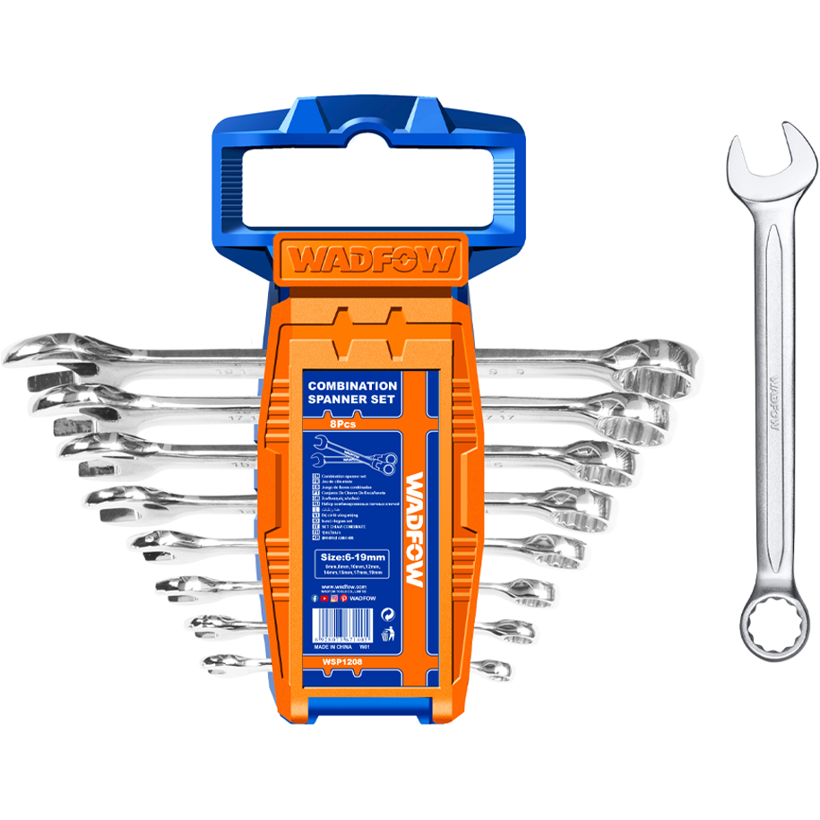 Wadfow WSP1208 Combination Spanner Set | Wadfow by KHM Megatools Corp. Main image