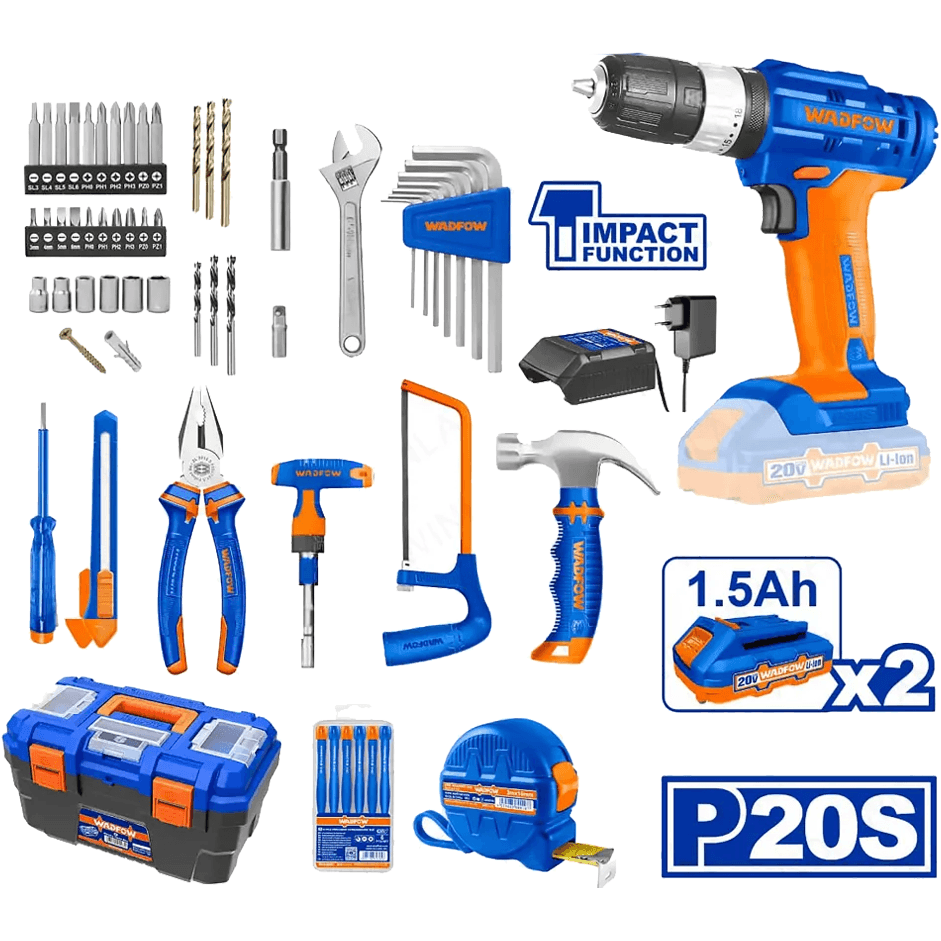 Wadfow WDT1B119 Tools Set 119Pcs - KHM Megatools Corp. Main image