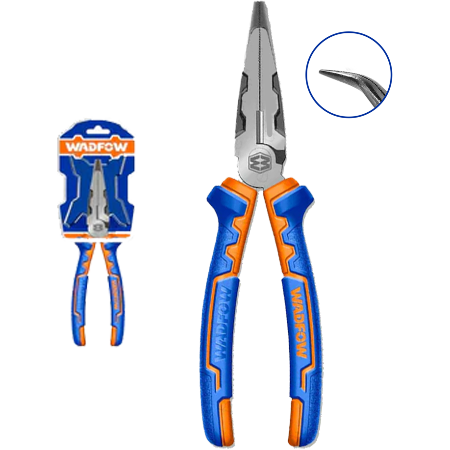 Wadfow WPL4716 High Leverage Bent Nose Pliers 6" | Wadfow by KHM Megatools Corp. Main image