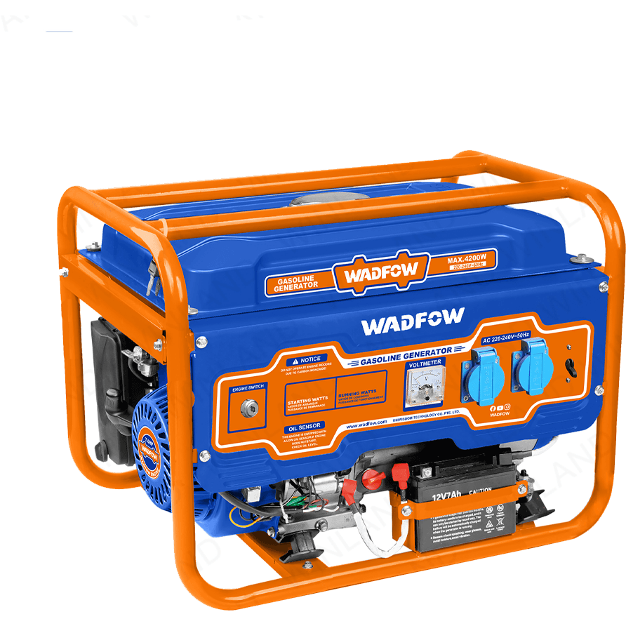 Wadfow WGEAA06D-5P Generator Gasoline Electric Start 4.2KW - KHM Megatools Corp. Main image