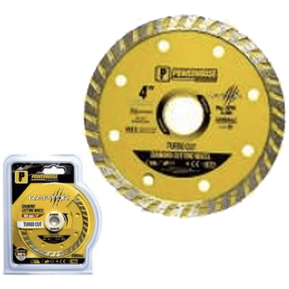 Powerhouse Raptor Series Diamond Cutting Wheel Turbo Cut - KHM Megatools Corp. Main image