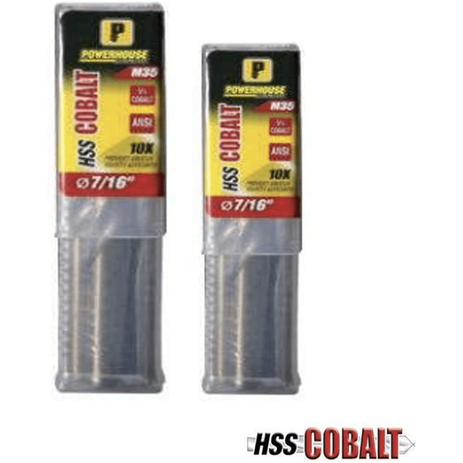 Powerhouse ANSI M35 Jobber Drill Bit (Tube Pack) - KHM Megatools Corp. Main image