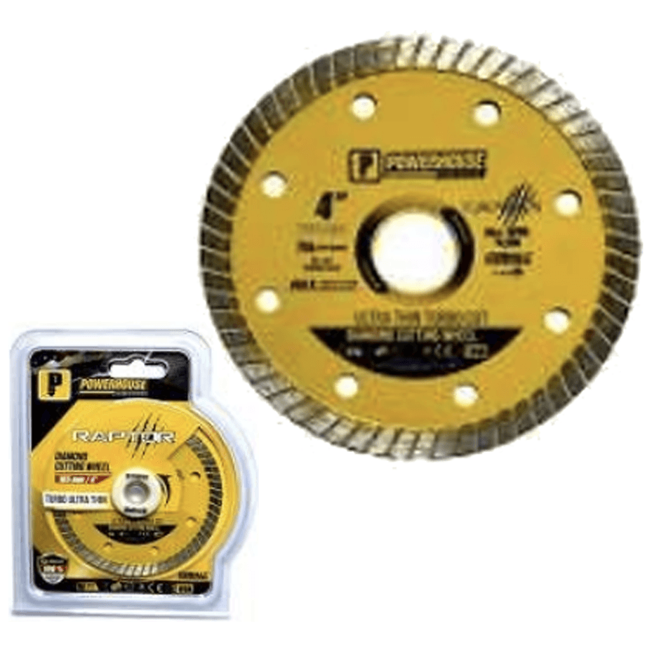 Powerhouse Raptor Series Diamond Cutting Wheel Turbo Ultra Thin - KHM Megatools Corp. Main image