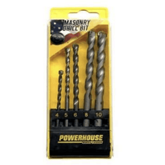 Powerhouse Masonry Drill Bit Set 5Pcs - KHM Megatools Corp.