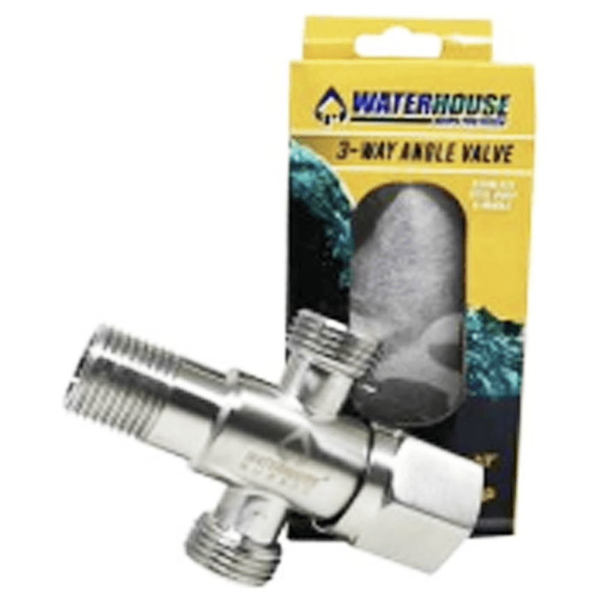 Waterhouse 3-Way Angle Valve Stainless Heavy Duty - KHM Megatools Corp.