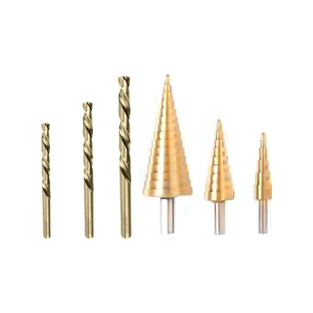 Ingco AKSDS2061 Step Drill Bit 6Pcs Set - KHM Megatools Corp. Main image
