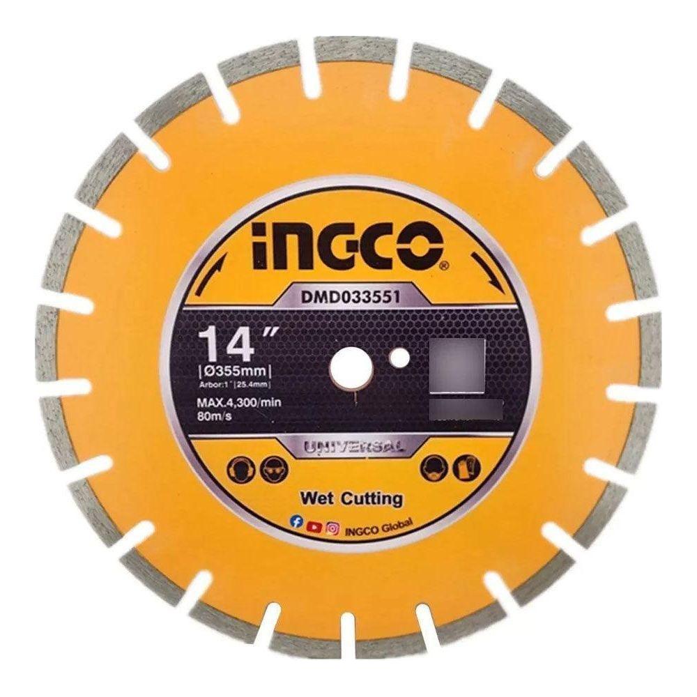 Ingco DMD033551 Diamond Disc For Asphalt And Concrete Cutting - KHM Megatools Corp. Main image