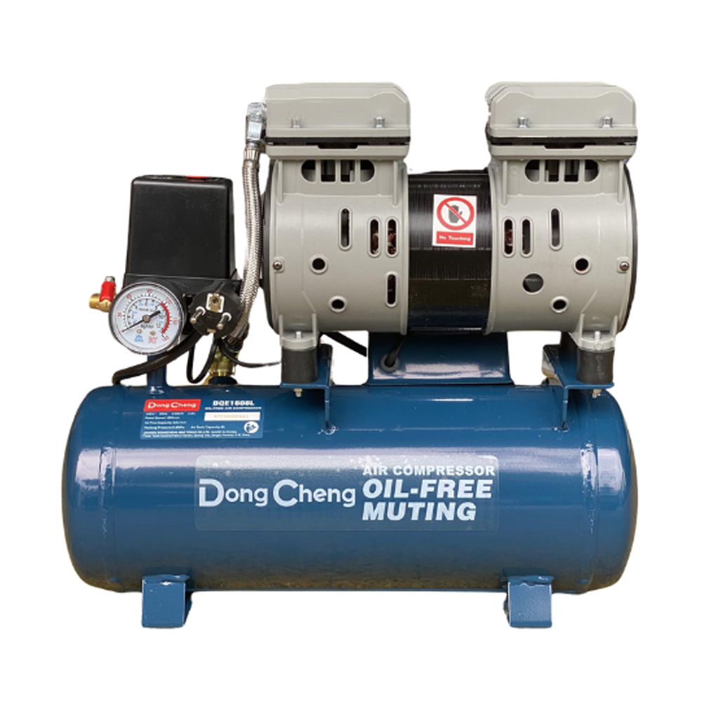 Dong Cheng DQE1608L Oil Free Air Compressor 500W 8L - ToolsSavvy.ph Main image