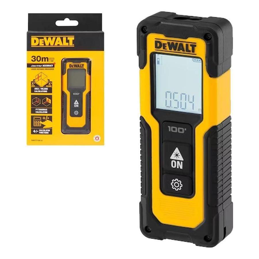 Dewalt DWHT77100‐XJ Laser Distance Measure 30m/100ft - KHM Megatools Corp. Main image