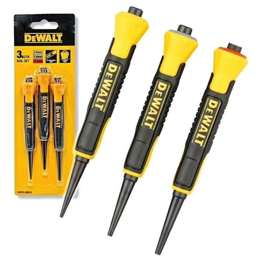 Dewalt DWHT0‐58018 Nail Punch Set 3pcs - KHM Megatools Corp. Main image