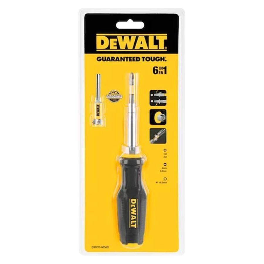 Dewalt DWHT0‐66569 Full Fit 6-way Multi-bit Screwdriver Secondary image