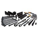 Dewalt DWMT45184 Black Chrome Polish Mechanics Tool Set With Hard Case 184pc - KHM Megatools Corp.