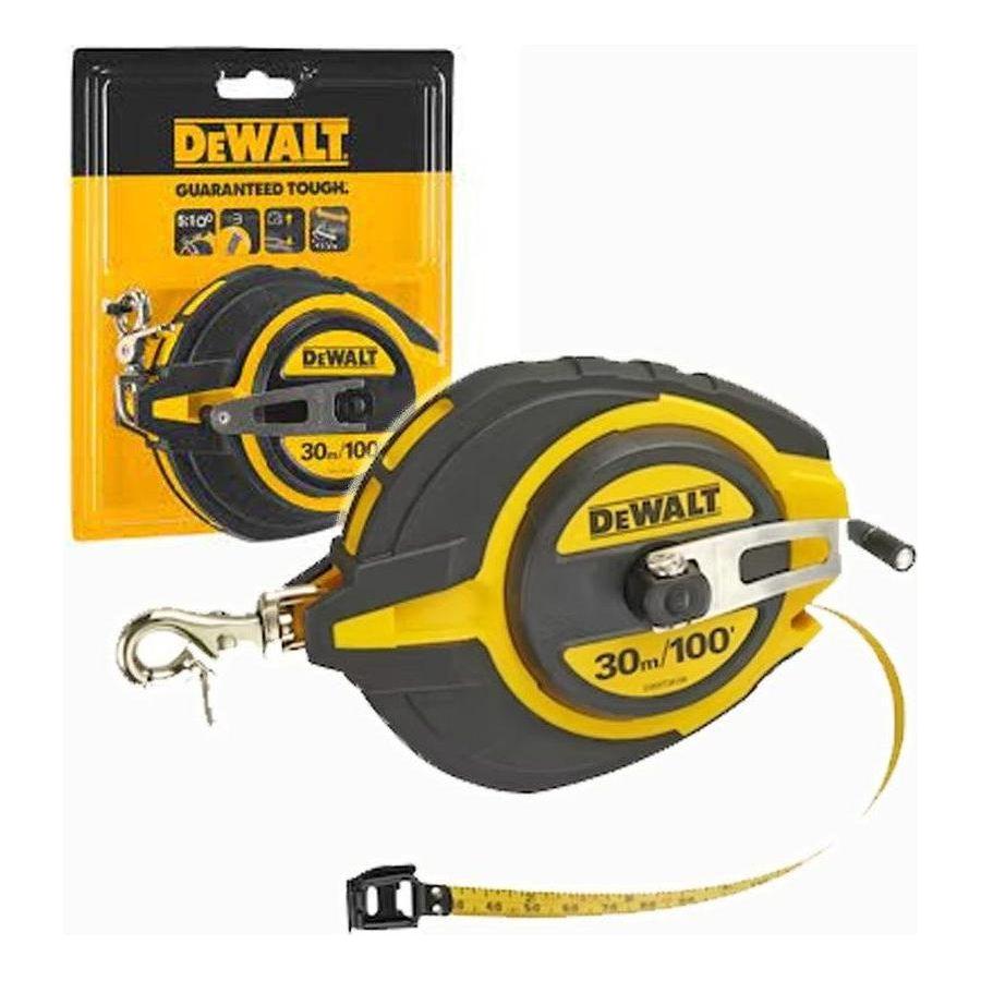 Dewalt DWHT0‐34144‐30 Steel Long Tape Measure 30M - KHM Megatools Corp. Main image