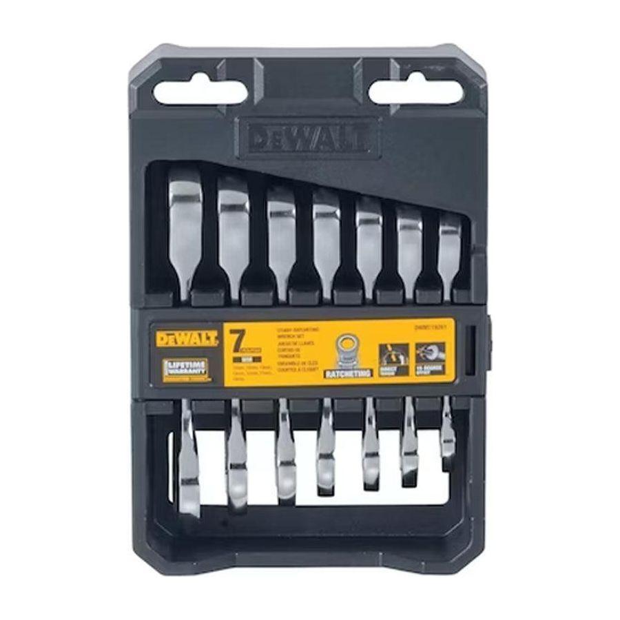 Dewalt DWMT19261‐0 Stubby Ratcheting Metric Wrench Set 7pcs Secondary image