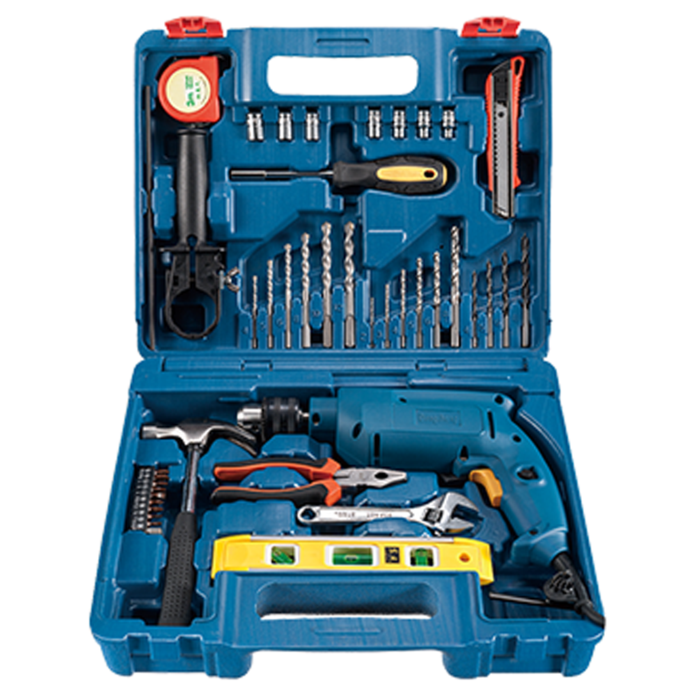 Dong Cheng DZJ04-13 Electric Impact Drill 500W (Kit) - ToolsSavvy.ph
