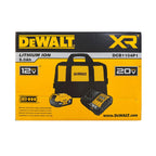 Dewalt DCB1104P1 20V Battery 5.0Ah & 12V/20V Charger Kit [With Tool Bag]