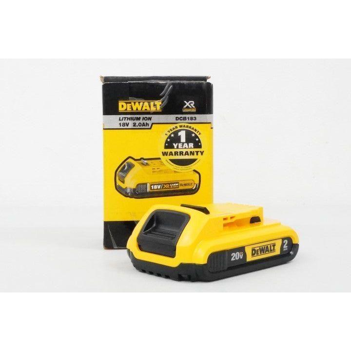 Dewalt DCB183 18V-20V Max Lithium Ion Battery (2.0Ah) | Dewalt by KHM Megatools Corp.