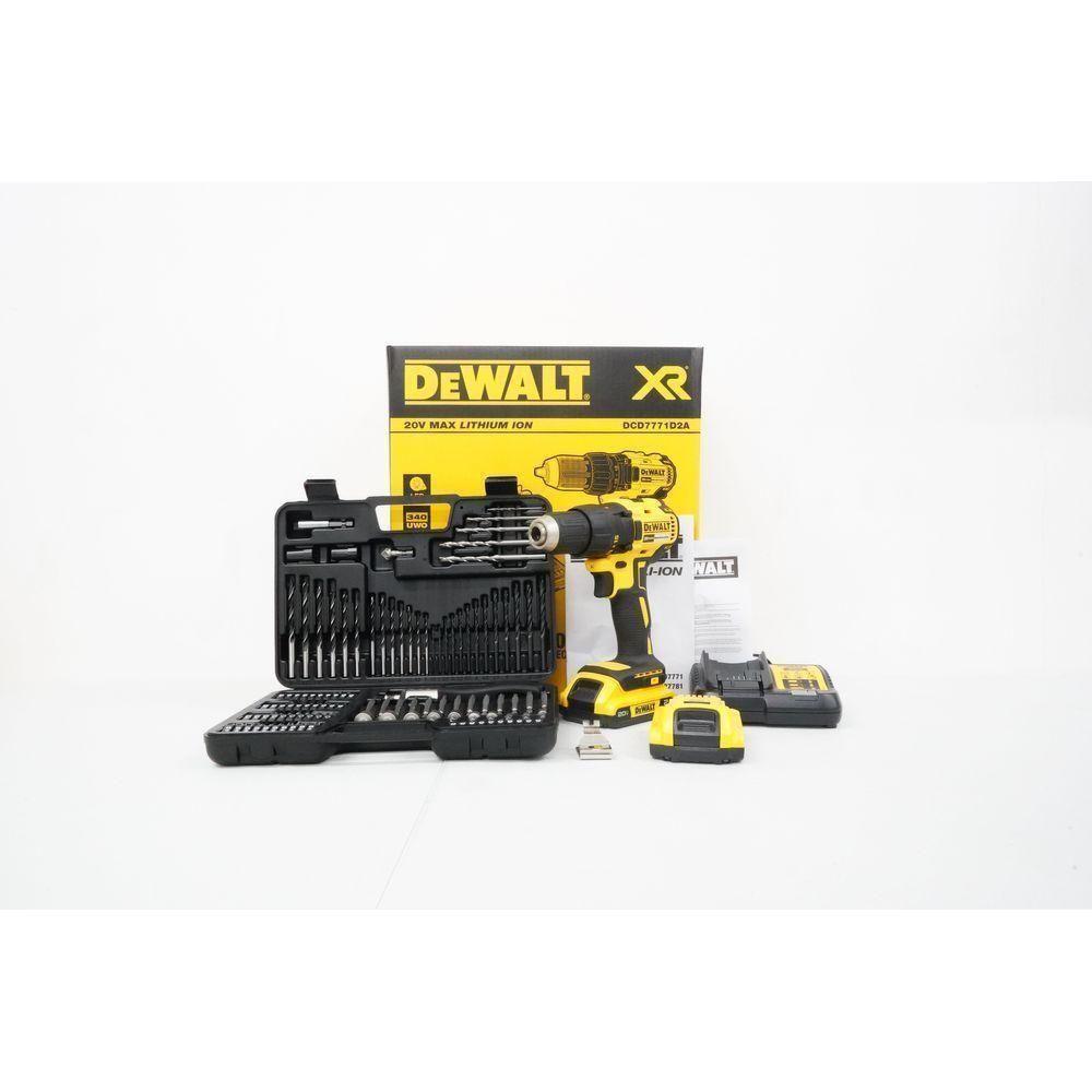 Dewalt DCD7771D2A 20V Cordless Brushless Drill / Driver with Bit Set [Kit] Secondary image