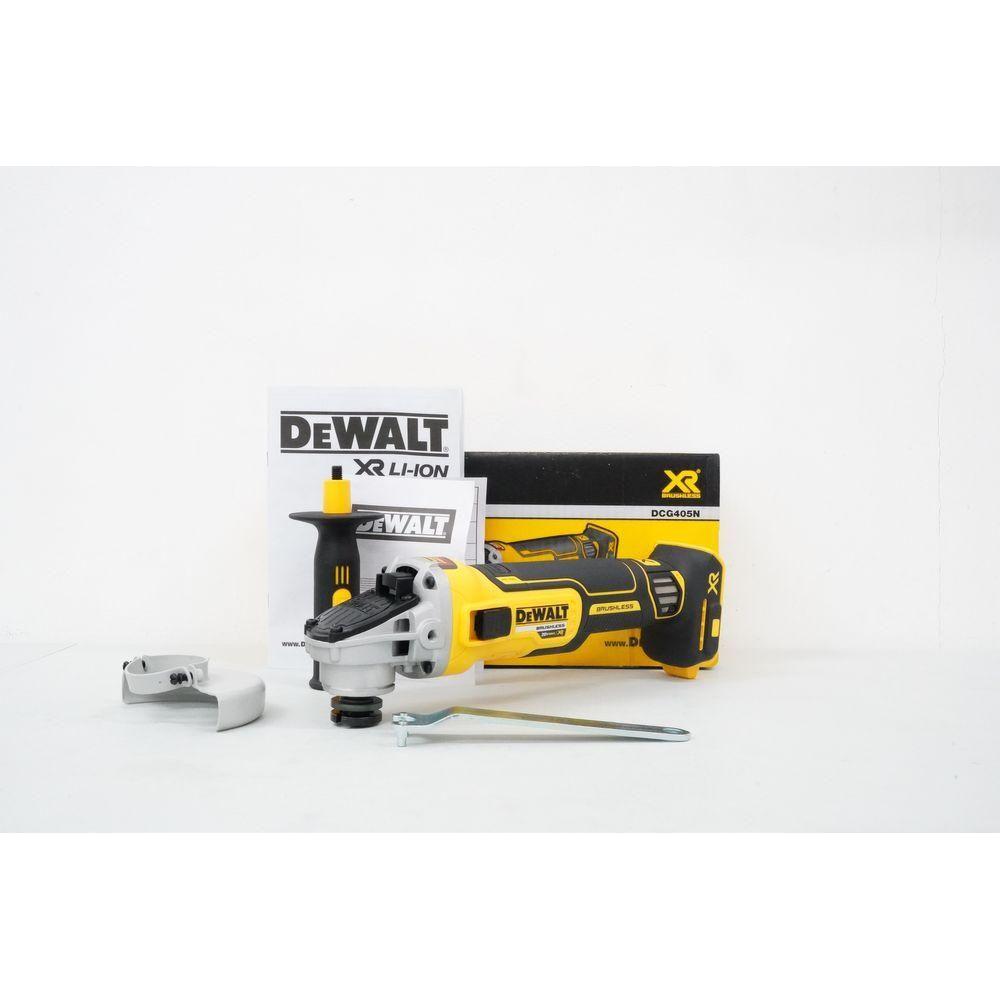 Dewalt DCG405N 20V Cordless Angle Grinder 4" (Bare) [Slide Switch] Secondary image