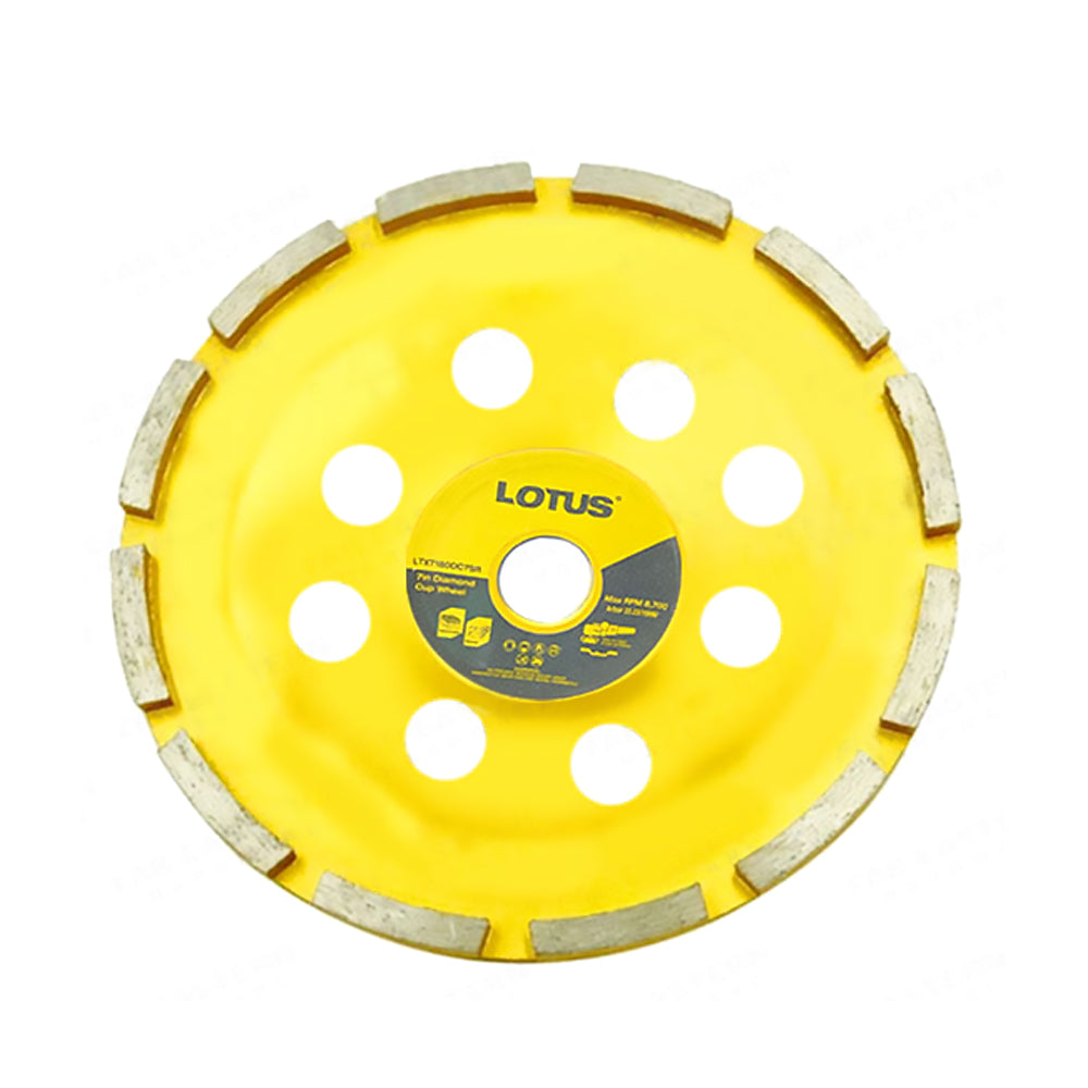 Lotus LTXT180DC7SR Diamond Cup Wheel 7" - ToolsSavvy.ph Main image