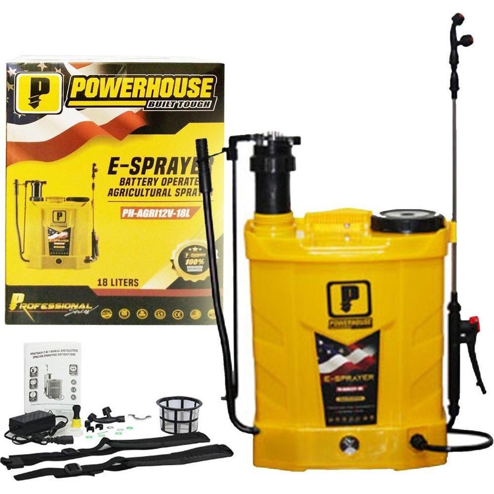 Powerhouse PH-AGRI12V-18L 2in1 Battery Operated/Manual Knapsack Sprayer (18L) - KHM Megatools Corp. Main image