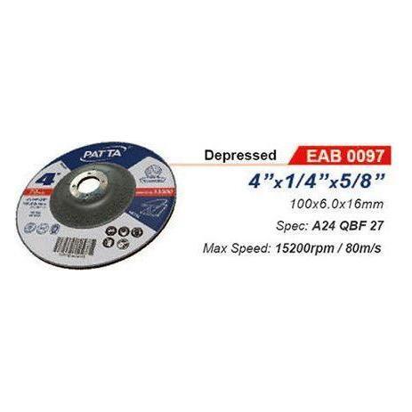 Patta EAB 0097 Grinding Disc 4" | Patta by KHM Megatools Corp.