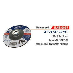 Patta EAB 0097 Grinding Disc 4" | Patta by KHM Megatools Corp.