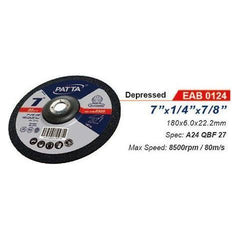 Patta EAB 0124 Grinding Disc 7" | Patta by KHM Megatools Corp.