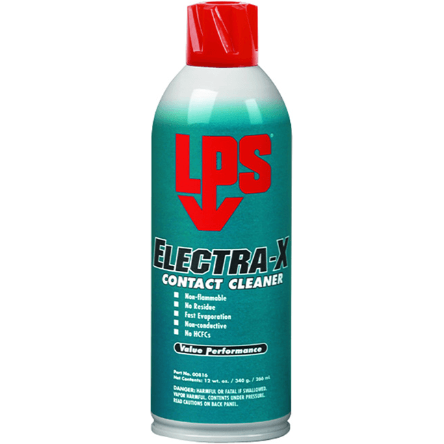 LPS 00816 Electra-X Non-Flammable Contact Cleaner 12oz - KHM Megatools Corp. Main image