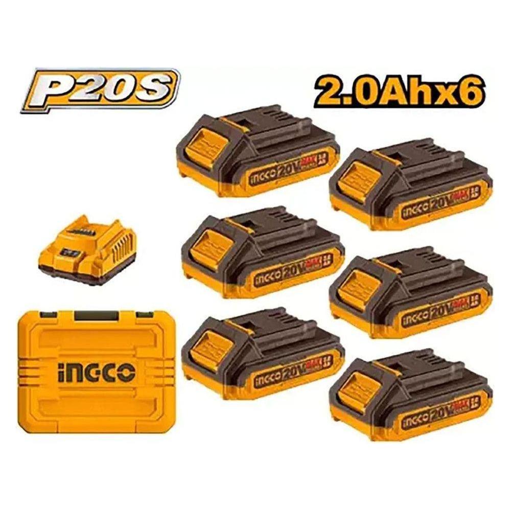 Ingco FBCLI20611 Li-Ion Battery And Charger Kit - KHM Megatools Corp. Main image