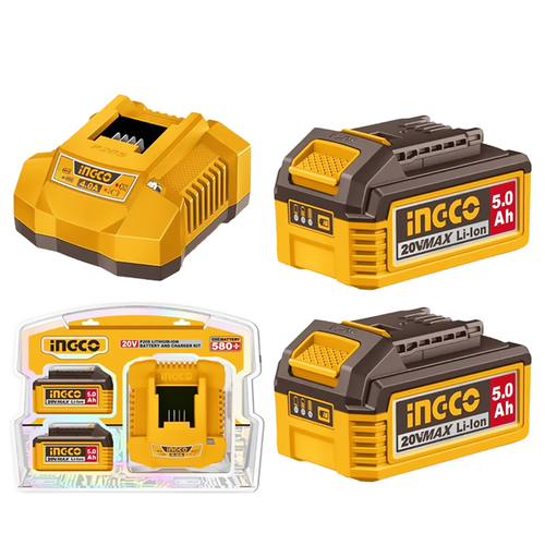 Ingco FBCPK2513 P20S Li-Ion Battery And Charger Kit