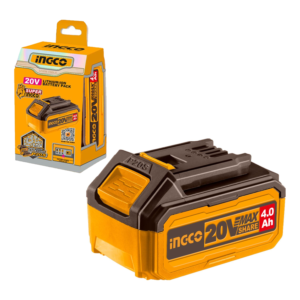 Ingco FBLI20021 Lithium Ion Battery Pack 20V 4.0Ah | Ingco by KHM Megatools Corp. Main image