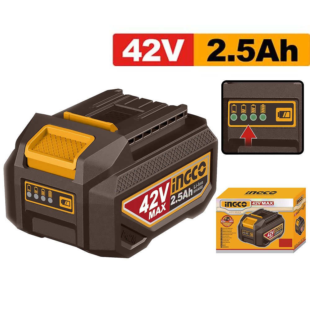Ingco FBLI42251 42V Li-Ion Battery 2.5Ah Main image