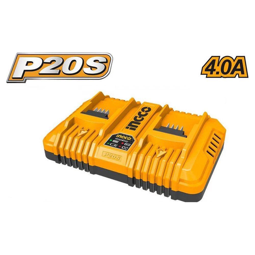 Ingco FCLI2082 P20S 2-Port Li-Ion Battery Charger - KHM Megatools Corp. Main image