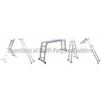 Megatools Multi-Purpose Ladder Aluminum - KHM Megatools Corp.