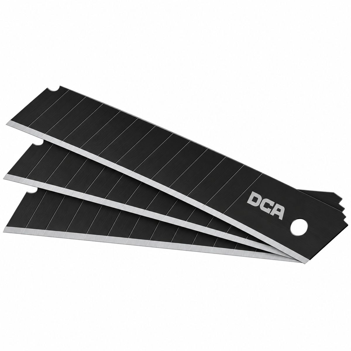 DCA A11A2315 Black Snap-off Blade 18mm 10Pcs Set