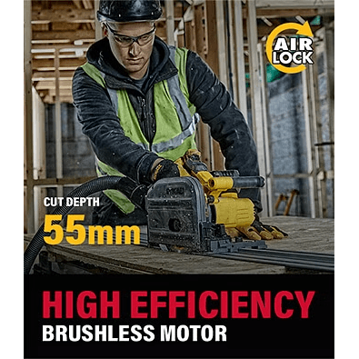 Dewalt DCS520NT 20V/60V Flexvolt Cordless Track saw / Plunge Saw 6-1/2" (Bare) Secondary image
