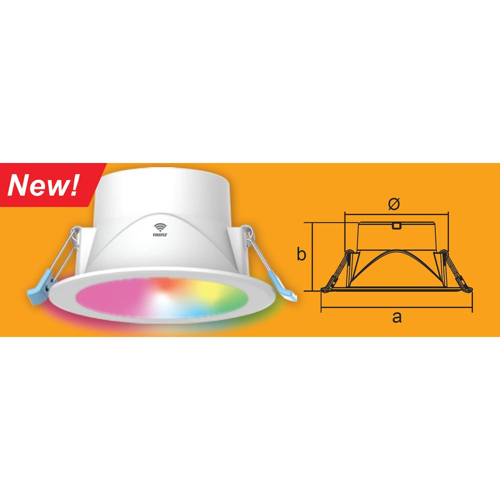 Firefly RGB Smart LED Downlights | Firefly by KHM Megatools Corp. Main image