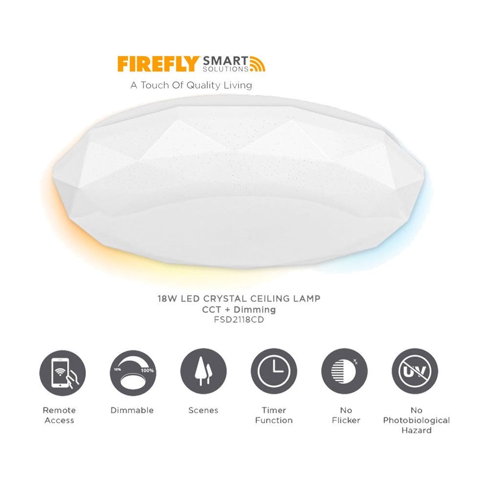 Firefly FSD2118CD Smart LED Ceiling Lamp | Firefly by KHM Megatools Corp. Main image