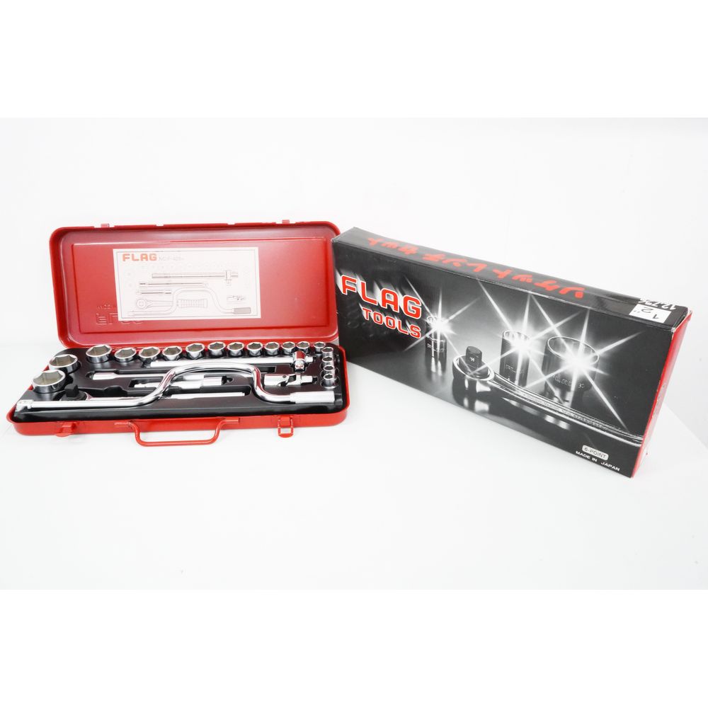 Flag F425M 1/2" Drive Socket Wrench Set Inches (25pcs)