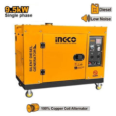 Ingco GSE10500-5P Silent Diesel Generator 10.5KVA - KHM Megatools Corp.