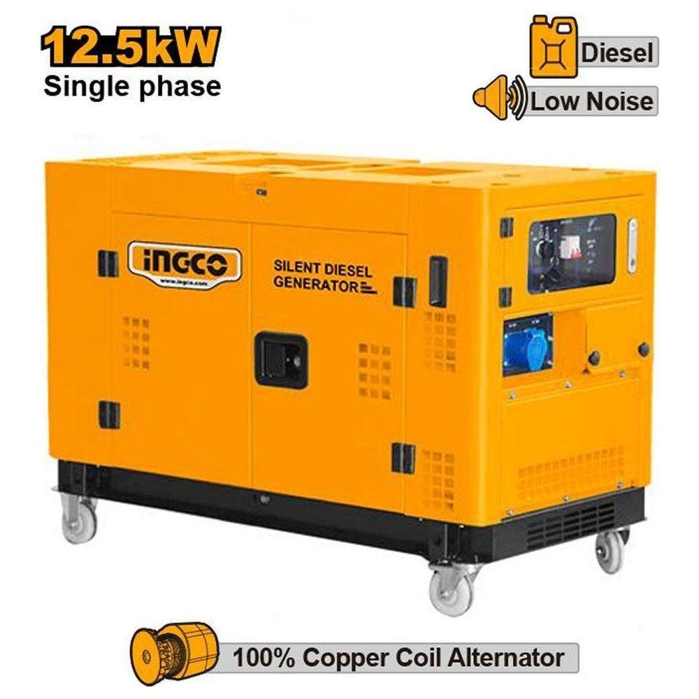 Ingco GSE125001-5P Silent Diesel Generator 12KVA Secondary image