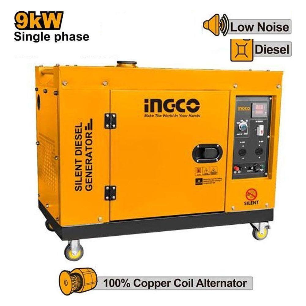 Ingco GSE90001-5P Silent Diesel Generator 9KVA Secondary image