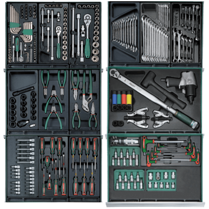Hans GTT-266 Automotive Tools With Cabinet (266 pcs) - KHM Megatools Corp. Main image