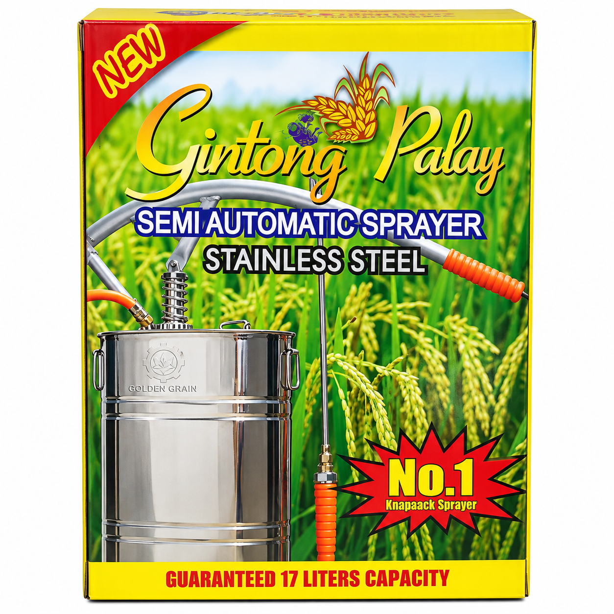 Gintong Palay Semi-Automatic Knapsack Sprayer 17L Secondary image