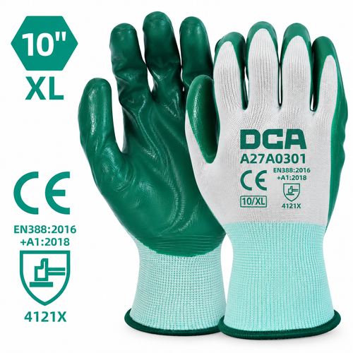 DCA A27A0301 Nitrile Gloves XL 10"