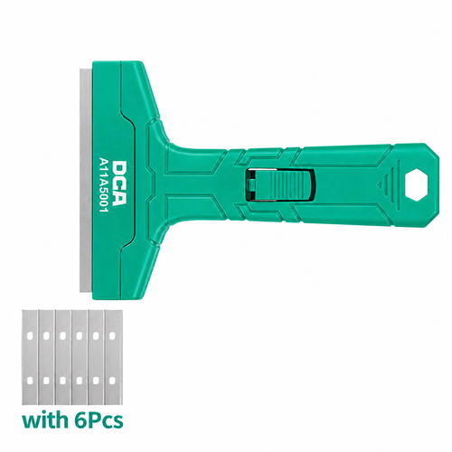 DCA A11A5001 Metal Scraper 145MM (with 6Pcs Blade)