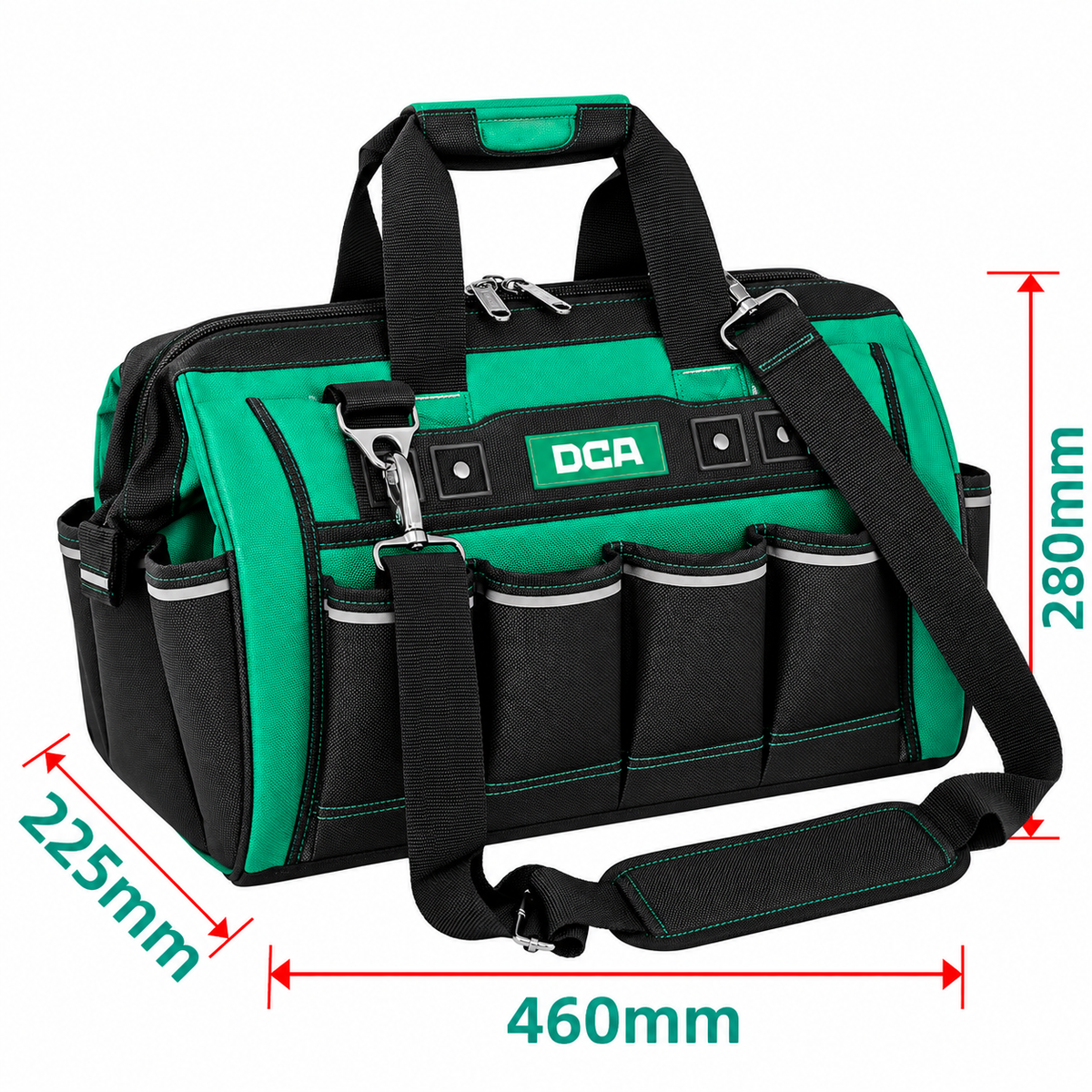 DCA A17A0602 Tool Duffle Bag 16 Pockets 18"
