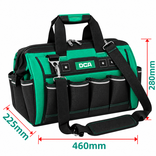 DCA A17A0602 Tool Duffle Bag 16 Pockets 18"