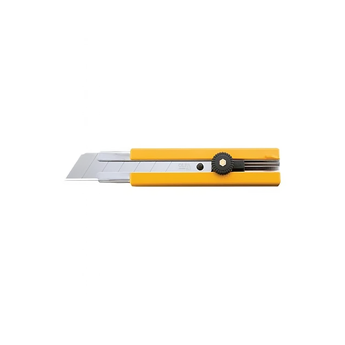 Olfa H-1 lassic Extra Heavy-Duty Utility Knife with Rubber Grip Inset 25mm
